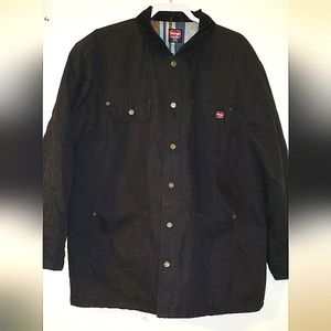 Wrangler Workwear Brown Canvas Jacket Men's Size 2XL